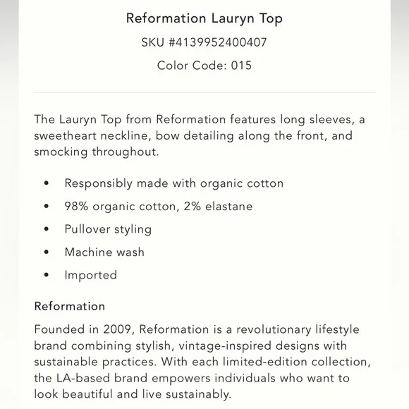 Reformation Brown Checkered Blouse - Picture 4 of 9